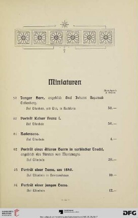 Miniaturen (Nr. 59-80)