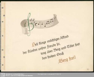 Hell klinge mächtiger Akkord ...