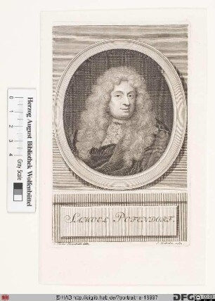 Bildnis Samuel Pufendorf (1694 Frhr. von)