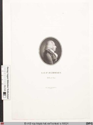 Bildnis Johann Christian Friedrich Schmidt