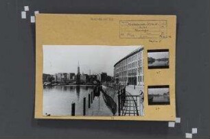 Mühlendammschleuse. Berlin, Mitte, Rolandufer/Fischerinsel