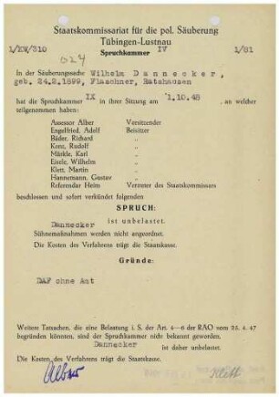Dannecker, Wilhelm