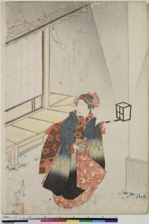 Der Schauspieler Iwai Shijaku als Osome