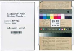 Entnazifizierung Heinrich Schnauber , geb. 25.06.1905 (Justizangest.)