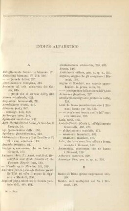 Indice alfabetico