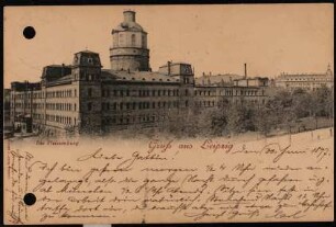 Gruß aus Leipzig: die Pleissenburg