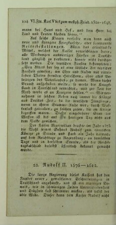 22. Rudolf II. 1576 - 1612