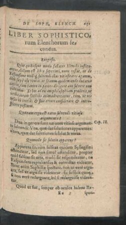 Liber Sophisticorum Elenchorum secundus
