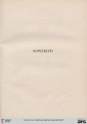 Suppléments