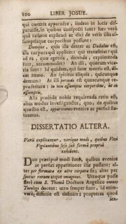 Dissertatio Altera.