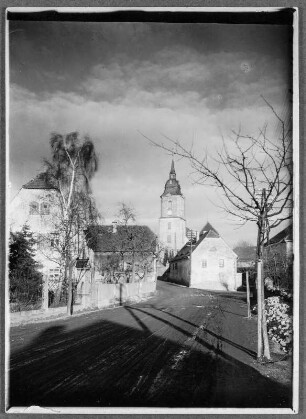Vorfrühlingstag im Dorf Panitz bei Riesa