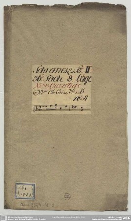 Les fêtes. Excerpts - Mus.2394-N-3 : strings, bc, woodwinds