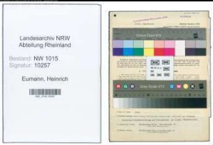 Entnazifizierung Heinrich Eumann , geb. 03.07.1891 (Stadtinspektor)