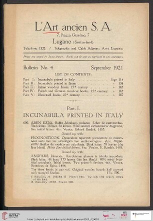 List of Contents