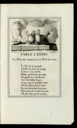 Fable LXXXIV. Le Pot De Terre Et Le Pot De Fer.