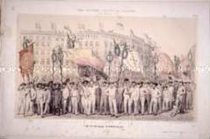 Bilder aus dem Schiller-Festzuge in Hamburg am 13. Nov. 1859, Blatt 11 (bedruckt mit Bl.15)