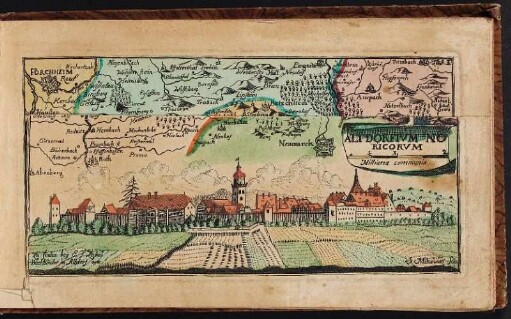 Altdorfivm Noricorvm. - Altdorf bei Nürnberg, Karte; Altdorf bei Nürnberg