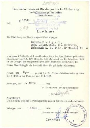 Berger, Helene