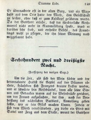 Sechshundert zwei und dreißigste Nacht