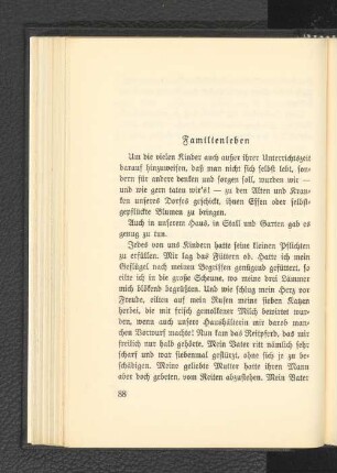 Familienleben