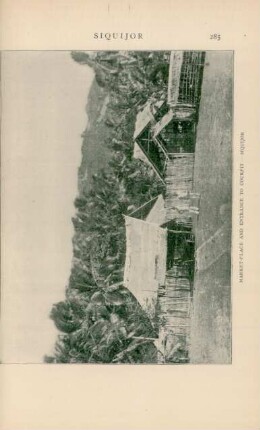 Market-place and entrance to cockpit - Siquijor