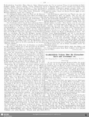 Geschichtliche Notizen über die Uhrmacherkunst und Astronomie etc.