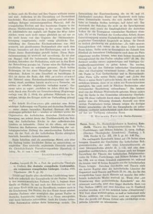 284-285 [Rezension] Mayer, Heinrich, Katechetik