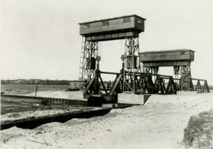 Fähranlage und Bollwerk, Swinemünde (Ostswine), 1933