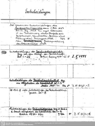 Entscheidungen