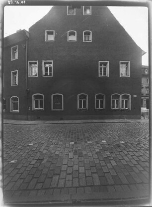Meißen-Altstadt, Leipziger Straße. Wohnhaus. Straßenfront (Teilansicht)