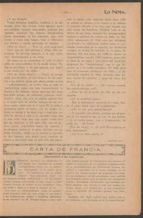 Carta de Francia : Llamamiento a las conciencias
