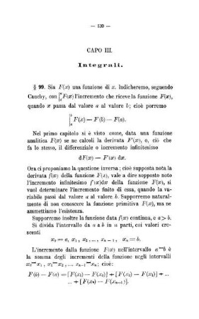 Capo III. Integrali.