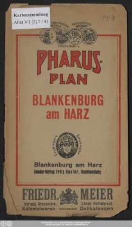 Pharus-Plan Blankenburg Harz