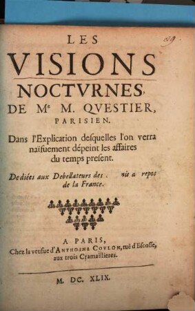 Les Visions nocturnes