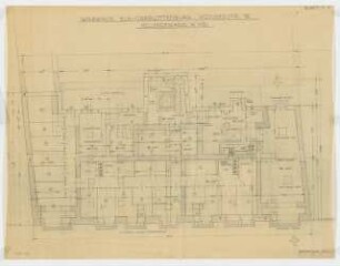 Wohnhaus Roscherstraße 16, Berlin-Charlottenburg: Grundriss Kellergeschoss 1:50