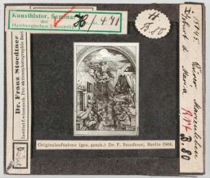Albrecht Dürer: Marienleben, Geburt der Maria (Stoedtner-Nr. 15045. Originalaufnahme 1904)