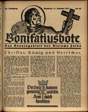 Ausgabe vom Sonntag, den 31. Oktober 1937.