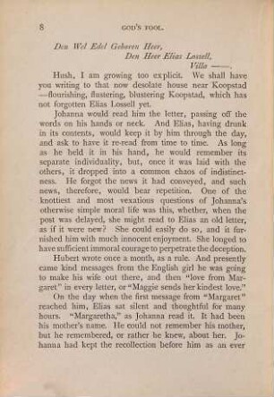 God's fool : a Koopstad story, 2