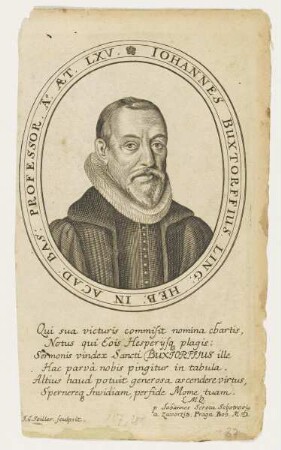 Bildnis des Iohannes Buxtorffius