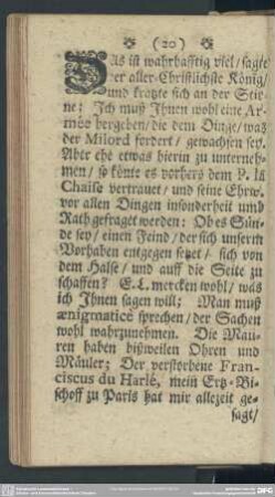 Das ist wahrhafftig viel, sagte der aller Christliche König ...