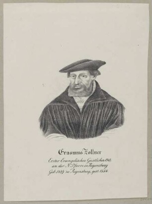 Bildnis des Erasmus Zollner