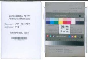 Entnazifizierung Willy Joellenbeck , geb. 11.11.1906 (Haendler)