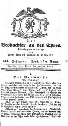 50. Stueck, 12. Dezember 1842