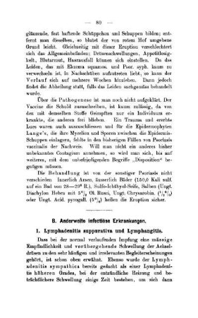 B. Anderweite infektiöse Erkrankungen