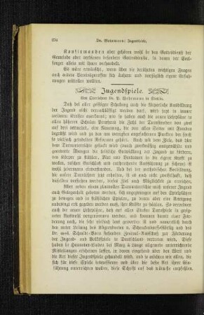 Jugendspiele