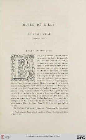 2. Pér. 16.1877: Le musée Wicar, 5 : Musée de Lille
