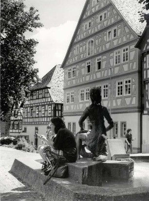 Blick in das alte Städtchen Möckmühl