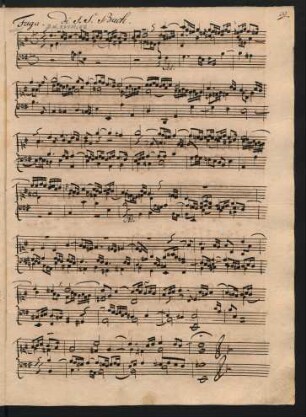 Tokkaten. Auszüge; org; e-Moll; BWV 914