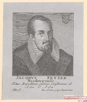 Jacob Fetzer, Nürnberger, Ratskonsulent; gest. 1634