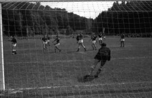 Müllheim: Im Tor der Handballmannschaft; beim Spiel